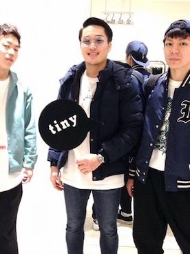 「GDC（ジーディーシー）のアイテム」を使った、tinyworldさん（メンズ・180cm）の春コーディネート