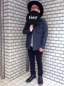 「ROTTWEILER（ロットワイラー）のアイテム」を使った、tinyworldさん（メンズ・165cm）の春コーディネート