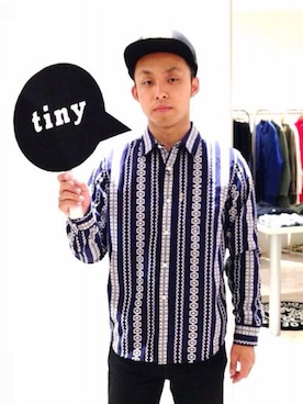 「COOTIE PRODUCTIONS（クーティープロダクションズ）のアイテム」を使った、tinyworldさん（メンズ・172cm）の春コーディネート