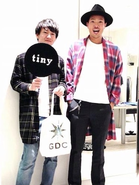 「アイテム（エコバッグ/サブバッグ）」を使った、tinyworldさん（メンズ・180cm）の春コーディネート