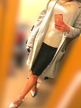 「綺麗めコーデ」｜「アイテム（チェスターコート）」を使った、のんさん（レディース・145cm）の秋コーディネート