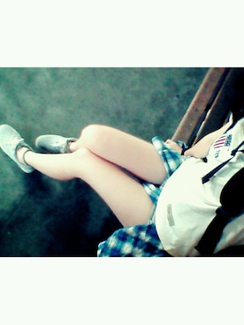 「ALBUM（アルブム）のアイテム」を使った、saaさん（レディース・156cm）の夏コーディネート