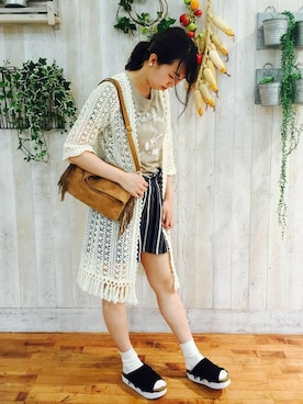 chimeスタッフさん(レディース・165cm)の春コーディネート