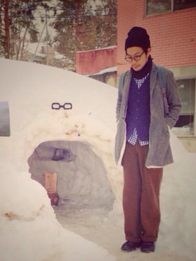 ムーンダンスさん（メンズ・173cm）の冬コーディネート