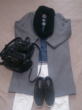 na-lanさん（レディース・170cm）の冬コーディネート