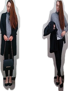 na-lanさん（レディース・170cm）の冬コーディネート