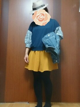 *nishi*さん（レディース・153cm）の秋コーディネート