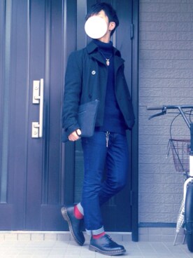 いっせーさん（メンズ・165cm）の冬コーディネート