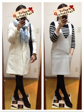 ミエさん（レディース・154cm）の春コーディネート