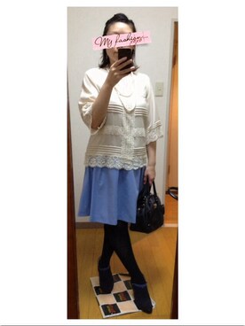 ミエさん(レディース・154cm)の春コーディネート