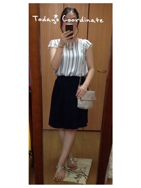 ミエさん（レディース・154cm）の夏コーディネート