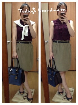 ミエさん（レディース・154cm）の秋コーディネート