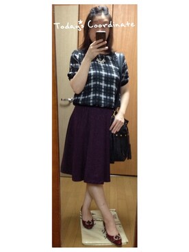 ミエさん（レディース・154cm）の秋コーディネート