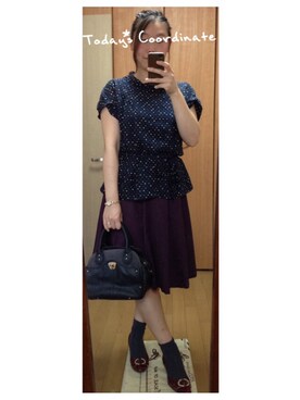 ミエさん（レディース・154cm）の秋コーディネート