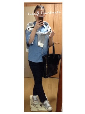 ミエさん（レディース・154cm）の秋コーディネート