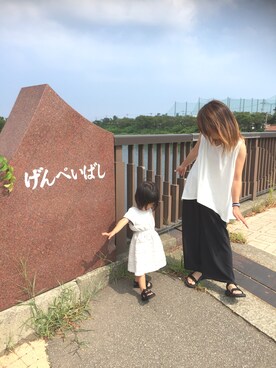 Hiroko Fさん（レディース・156cm）の夏コーディネート