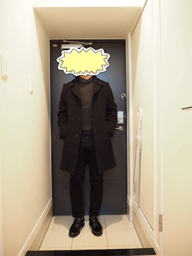 「DRIES VAN NOTEN（ドリスヴァンノッテン）のアイテム（その他アウター）」を使った、shimatakoさん（メンズ・168cm）の冬コーディネート