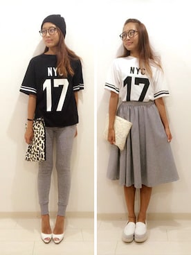 「STYLE DELI（スタイルデリ）のアイテム（パンツ）」を使った、Rieさん（レディース・158cm）の夏コーディネート