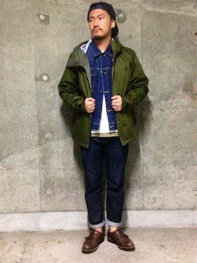 「TYPE BLUE（タイプブルー）のアイテム」を使った、Urusidairaさん（メンズ・166cm）の秋コーディネート