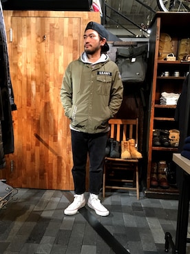 「チャックテイラー」｜Urusidairaさん（メンズ・166cm）の春コーディネート