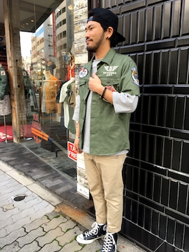 「キャップ後ろかぶり」｜Urusidairaさん（メンズ・166cm）の春コーディネート