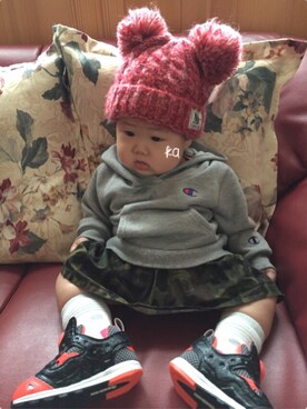 Kanon❁Rikoさん（キッズ・70cm）の秋コーディネート