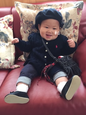 Kanon❁Rikoさん（キッズ・70cm）の秋コーディネート