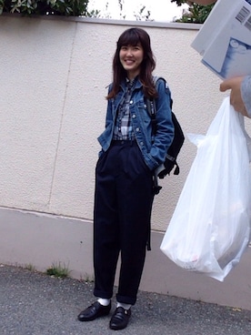 「セブンイレブン」｜くぼたれんさん（レディース・167cm）の春コーディネート