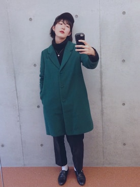 「ポールスミス」｜くぼたれんさん（レディース・168cm・10代）の冬コーディネート