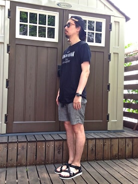 「C.E.L.STORE（セルストア）のアイテム（シューズ）」を使った、kitazawaさん（メンズ・175cm）の春コーディネート