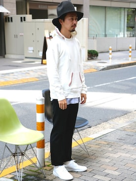 「C.E.L.STORE（セルストア）のアイテム（シューズ）」を使った、kitazawaさん（メンズ・175cm）の秋コーディネート