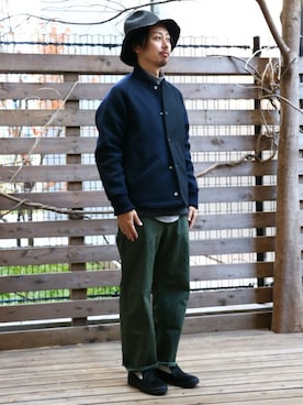 「C.E.L.STORE（セルストア）のアイテム（シューズ）」を使った、kitazawaさん（メンズ・175cm）の冬コーディネート