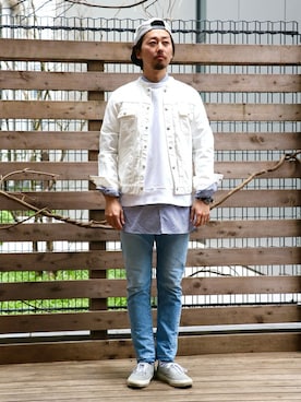 「ノーカラージャケット」｜kitazawaさん（メンズ・175cm）の春コーディネート