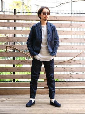 「C.E.L.STORE（セルストア）のアイテム（シューズ）」を使った、kitazawaさん（メンズ・175cm）の春コーディネート
