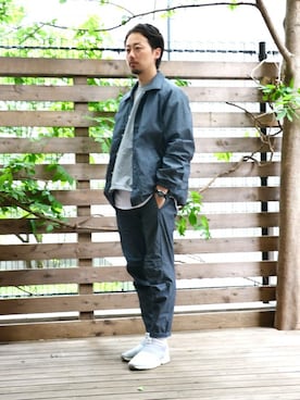 「SUNNY SPORTS」｜「アイテム（その他アウター）」を使った、kitazawaさん（メンズ・175cm）の春コーディネート
