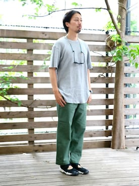 「C.E.L.STORE（セルストア）のアイテム」を使った、kitazawaさん（メンズ・175cm）の夏コーディネート