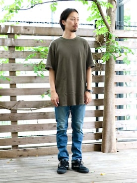 「SALTWATER COWBOY（ソルトウォーターカウボーイ）のアイテム」を使った、kitazawaさん（メンズ・175cm）の夏コーディネート