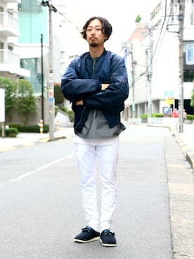 「C.E.L.STORE（セルストア）のアイテム（シューズ）」を使った、kitazawaさん（メンズ・175cm）の秋コーディネート