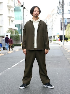 「SUNNY SPORTS」｜「アイテム（その他アウター）」を使った、kitazawaさん（メンズ・175cm）の冬コーディネート