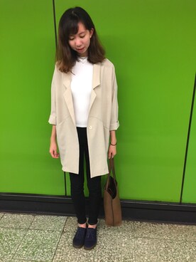 「ESPRIT（エスプリ）のアイテム（バッグ）」を使った、dk641さん（レディース・170cm）の秋コーディネート