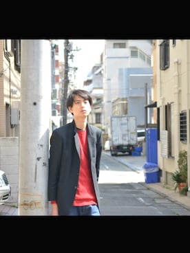 「中目黒」｜m.kokiさん（メンズ・189cm・20代）の春コーディネート