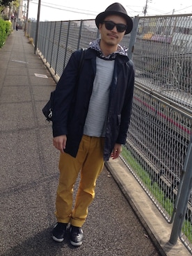 川添 隆さん（メンズ・168cm）の春コーディネート