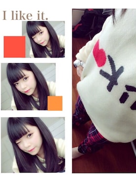 「WC（ダブル シー）のアイテム（ニット/セーター）」を使った、かわゆいおいかさん（レディース・156cm）の冬コーディネート