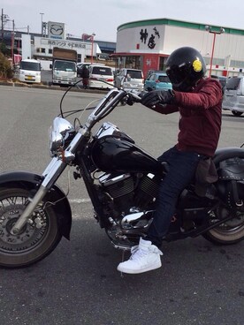 「YEVS（イーブス）のアイテム（ブルゾン）」を使った、takuさん（メンズ・173cm）の冬コーディネート