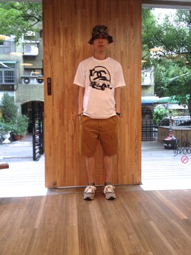 「STUSSY（ステューシー）のアイテム（アナログ腕時計）」を使った、StussyTaiwanさん（メンズ・173cm）の夏コーディネート