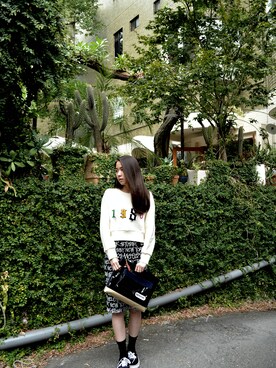 「アイテム（その他トップス）」を使った、StussyTaiwanさん（レディース・163cm）の冬コーディネート