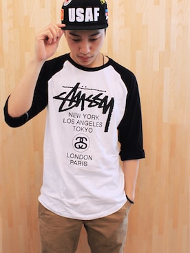 「アイテム（その他トップス）」を使った、StussyTaiwanさん（メンズ・180cm・20代）の春コーディネート