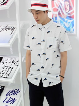 「stussy」｜StussyTaiwanさん（メンズ・182cm）の春コーディネート