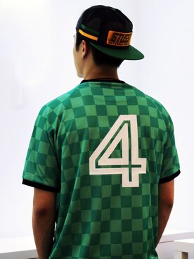 「アイテム（ジャージ）」を使った、StussyTaiwanさん（メンズ・182cm・20代）の春コーディネート