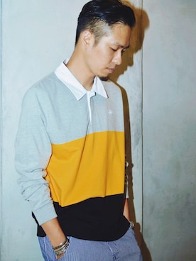 「STUSSY（ステューシー）のアイテム（スウェット）」を使った、StussyTaiwanさん（メンズ・178cm）の秋コーディネート
